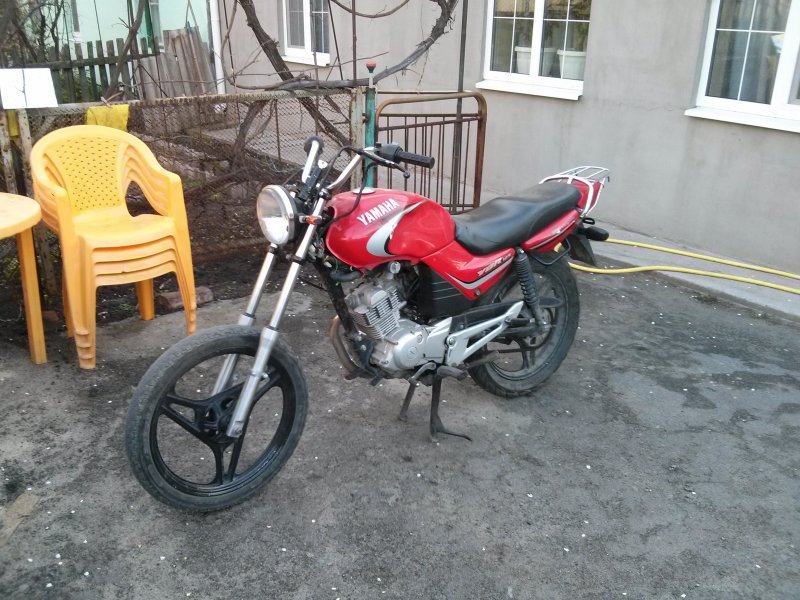 Прямоток на Yamaha YBR 125