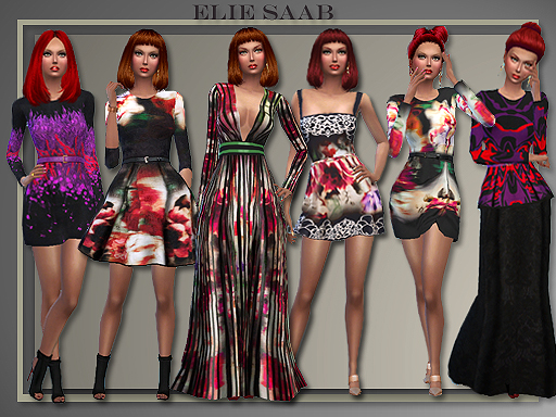 Наряд 6. Набор платьев the fabulous Prints of m.k. 2015 7 Dresses by Judie.